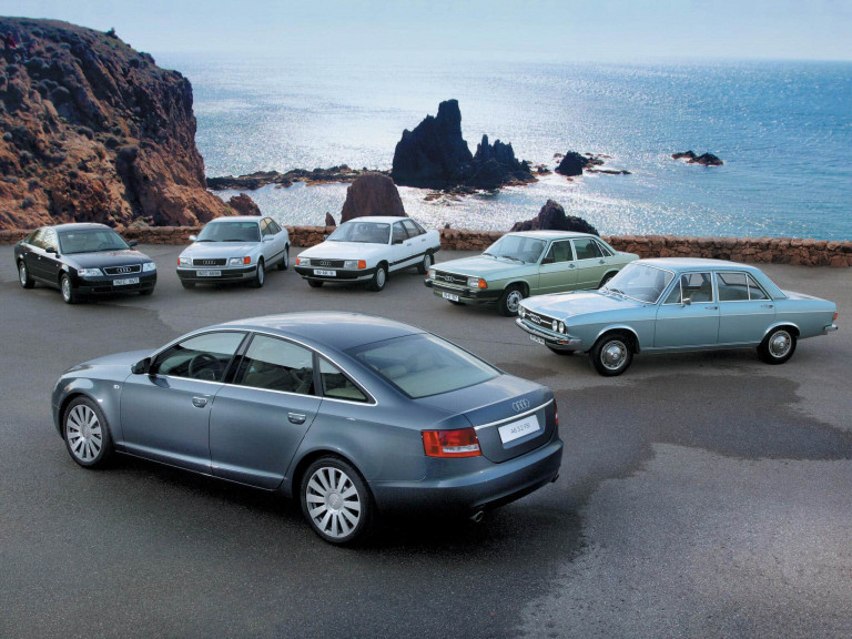 Famille Audi 100 et A6 de 1968 à 2005