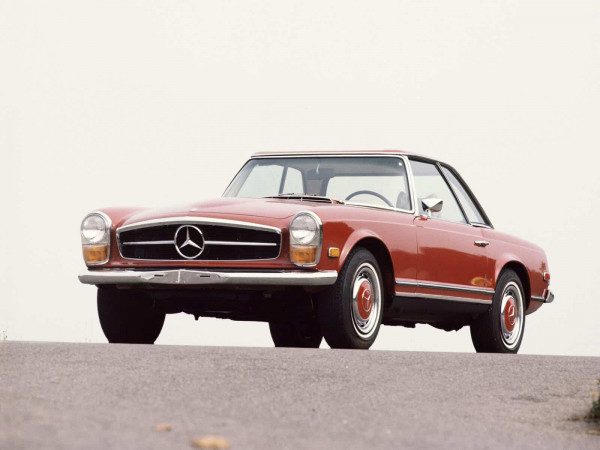 Mercedes-Benz 280 SL (W 113) 1968-1971 version US avec hard top - photo Mercedes-Benz