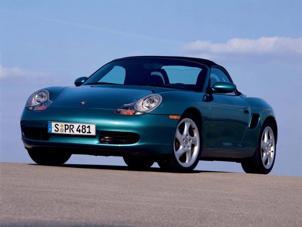 Porsche Boxster 1996-2002 vue avant capotée