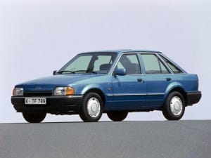 Ford Escort hatchback 5 portes Ghia 1986