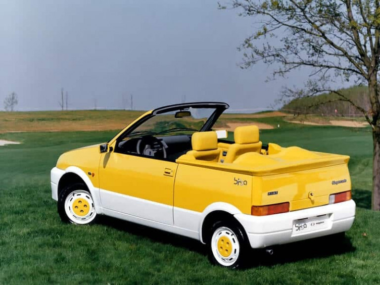 Fiat Cinquecento cabriolet Maggiora 1994 - photo Fiat