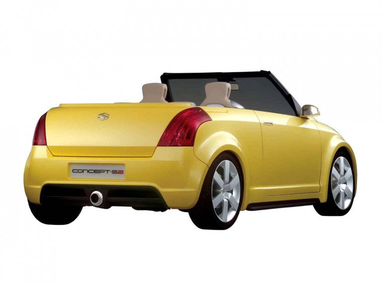 Suzuki Concept S2 vue AR 2003 - photo Suzuki - Swift cabriolet