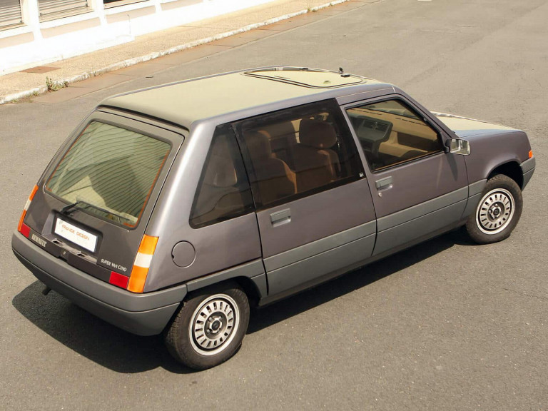 Renault SuperCinq Van Heuliez vue AR 1985 - photo Heuliez