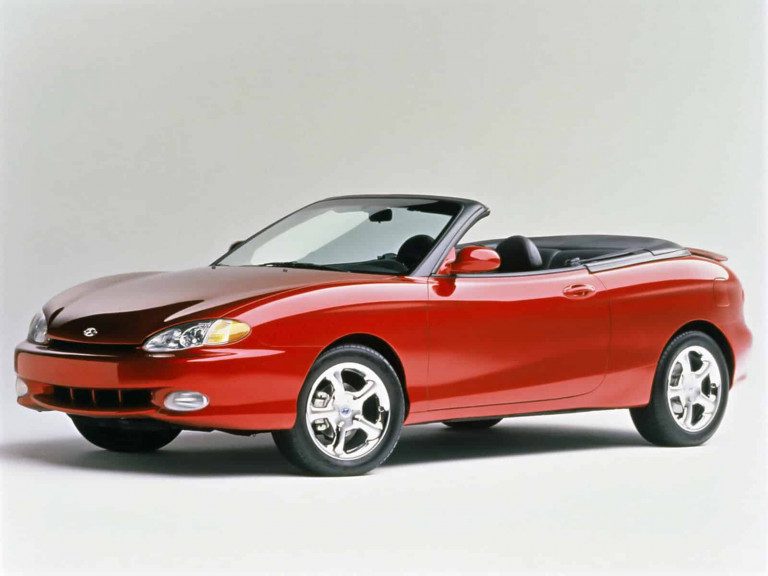 Hyundai Tiburon convertible concept vue AV 1997 - photo Hyundai