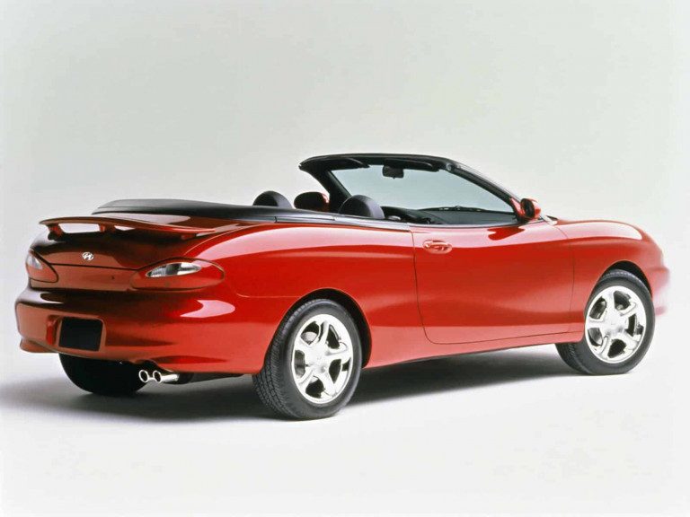 Hyundai Tiburon convertible concept vue AR 1997 - photo Hyundai