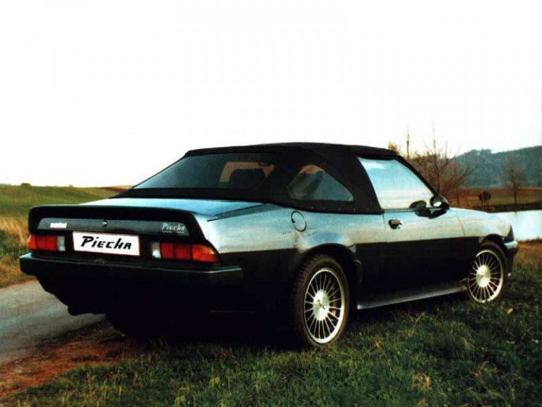 Opel Manta cabrio Piecha vue AR 1987 - photo Piecha