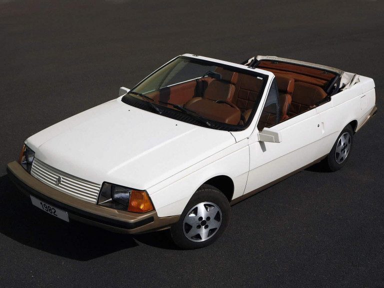 Renault Fuego cabriolet Heuliez vue AV 1982 - photo Heuliez