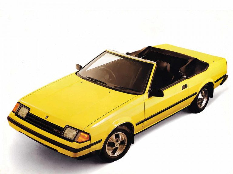 Toyota Celica Sunchaser convertible vue AV 1982-1985 - photo : auteur inconnu