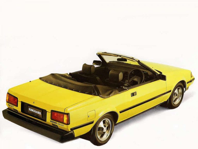 Toyota Celica Sunchaser convertible vue AR 1982-1985 - photo : auteur inconnu