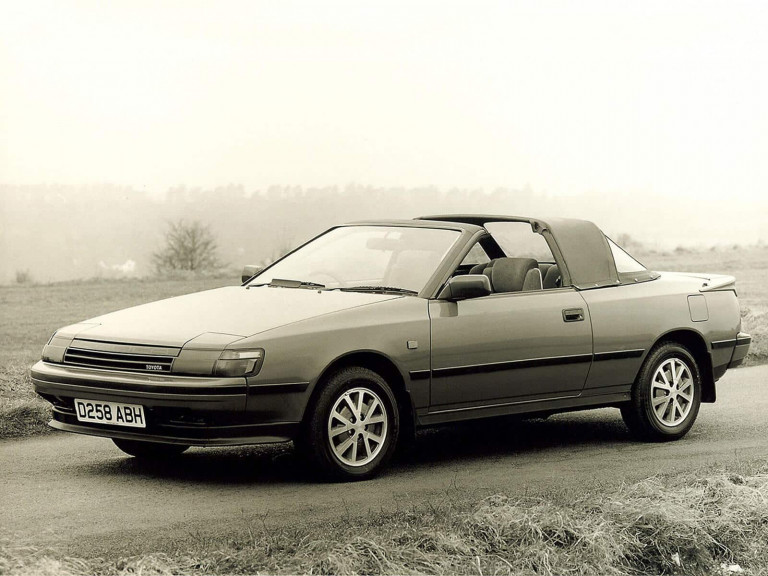 Toyota Celica cabriolet Schwan vue AV 1987 - photo : auteur inconnu