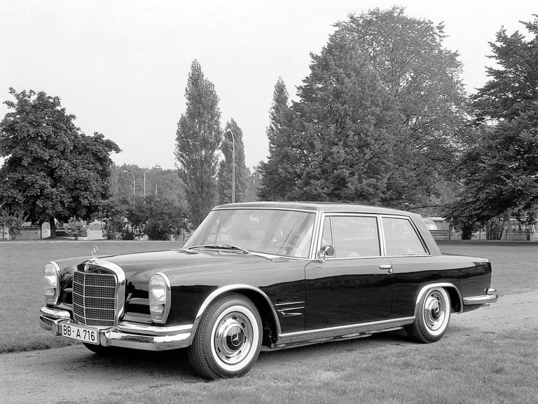 Mercedes-Benz 600 coupé vue AV 1965 - photo Mercedes-Benz