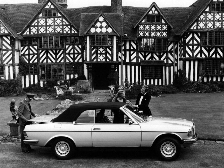 Mercedes W123 280 CE convertible Crayford 1978-1985 - photo Crayford