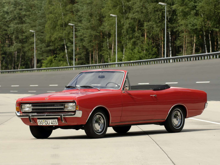 Opel Rekord cabriolet Karl Deutsch vue AV 1967-1971 - photo Opel