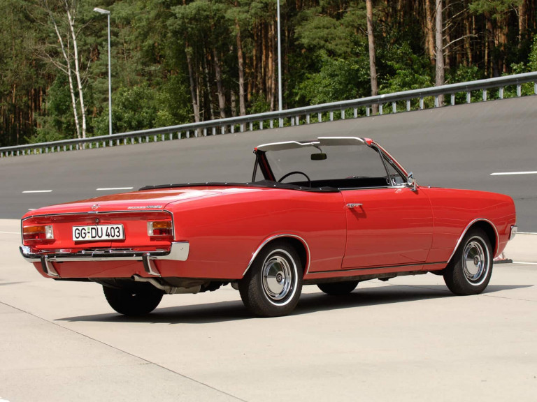 Opel Rekord cabriolet Karl Deutsch vue AR 1967-1971 - photo Opel