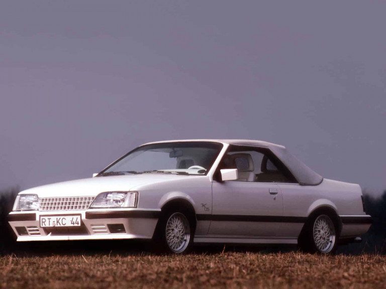 Opel Monza cabriolet Keinath vue AV avec capote 1984-1986 - photo Keinath