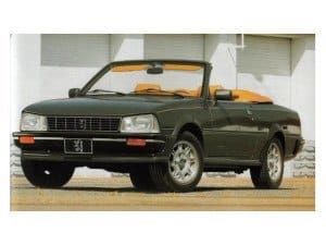 Peugeot 505 cabriolet prototype - photo Peugeot