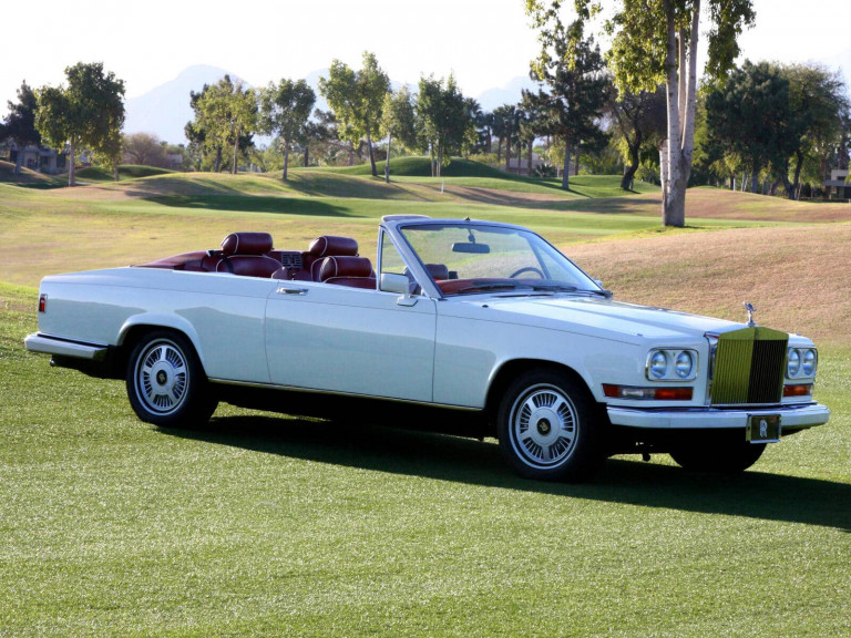 Rolls Royce Camargue convertible NM Coachworks vue AV 1987