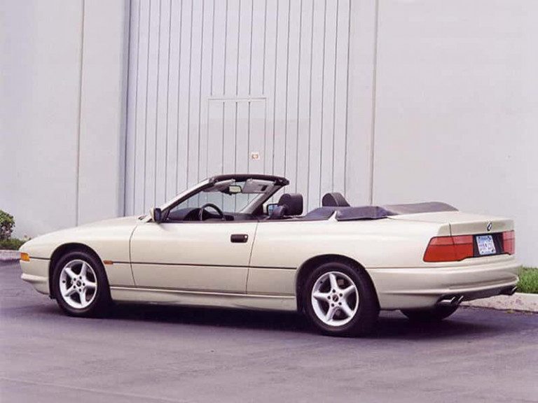 BMW Série 8 convertible NCE 1993 - photo : auteur inconnu