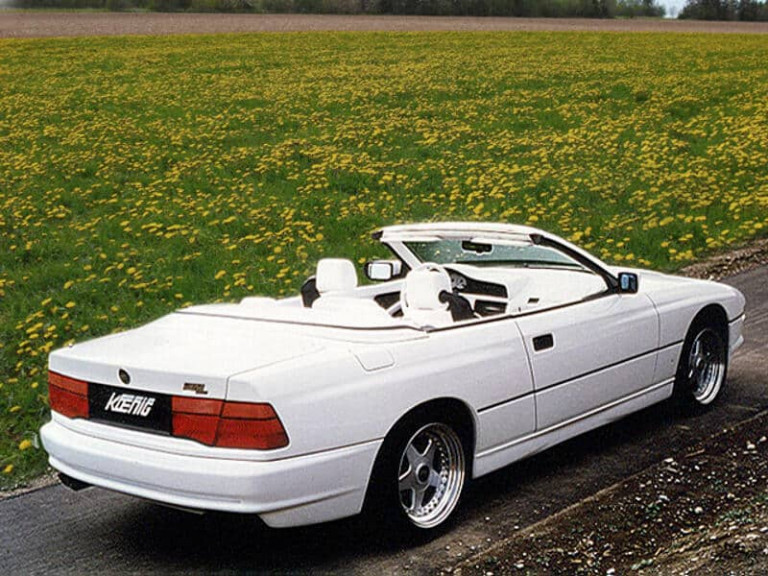BMW Série 8 cabriolet Koenig 1991 - photo : auteur inconnu