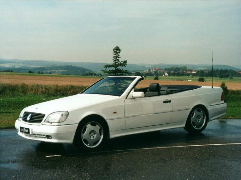 Mercedes CL (140) cabriolet Lumma Design vue AV - photo : auteur inconnu