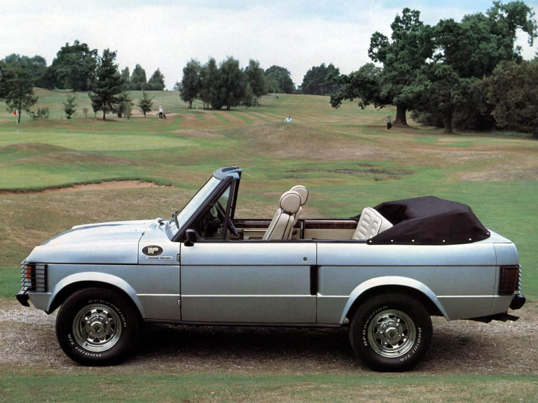 Range Rover convertible Wood & Picket 1983 - photo : auteur inconnu