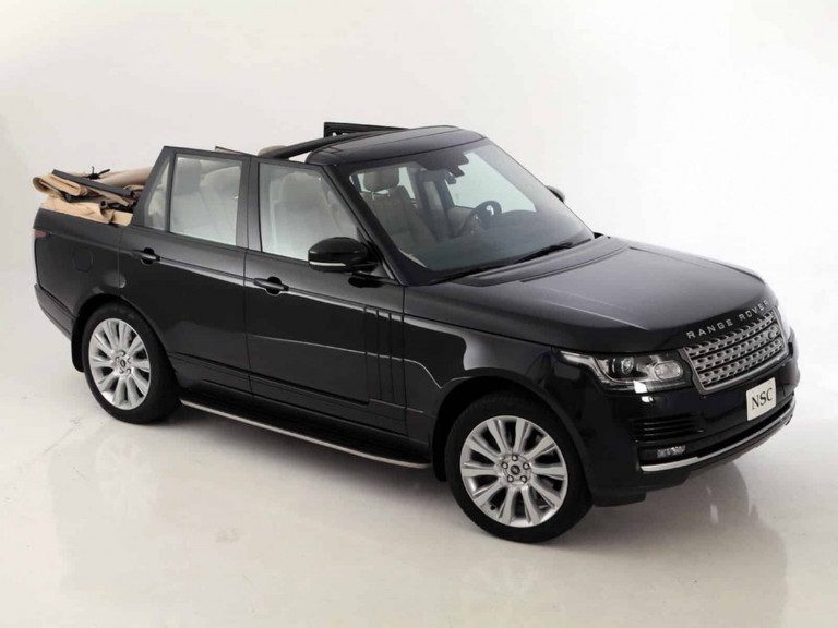 Range Rover convertible NCE vue AV 2013 - photo NCE