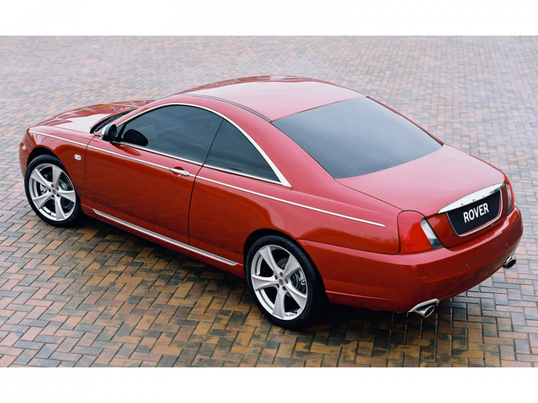 Rover 75 coupé concept vue AR 2004 - photo Rover