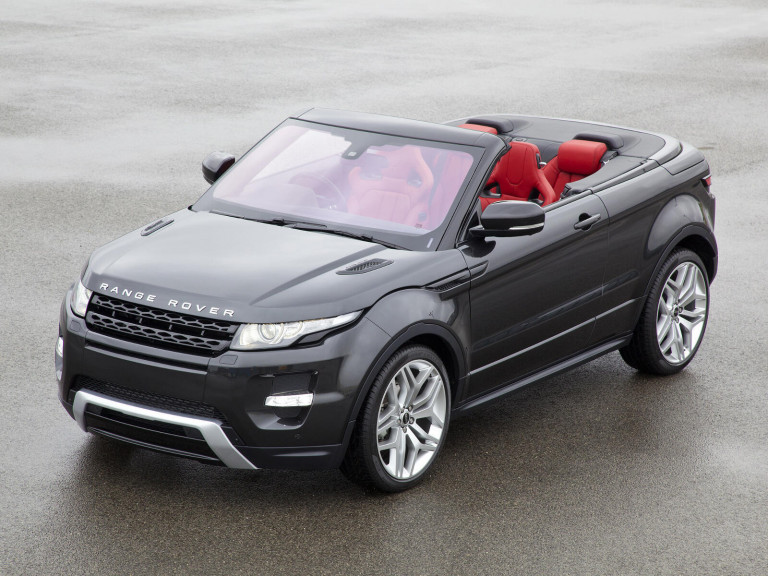 Range Rover Evoque convertible vue AV 2012 - photo Land Rover