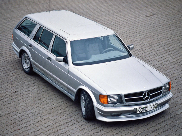 Mercedes-Benz 500SET W126 Zender vue AV 1983 - photo Zender