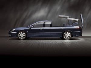 Peugeot 607 Paladine concept ouverture du toit 2000 - photo Peugeot
