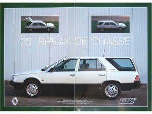 Renault 25 break EBS 1984 - photo EBS