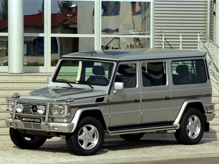 Mercedes-Benz G55 AMG Extra Long Binz vue AV 2001 - photo Mercedes-Benz