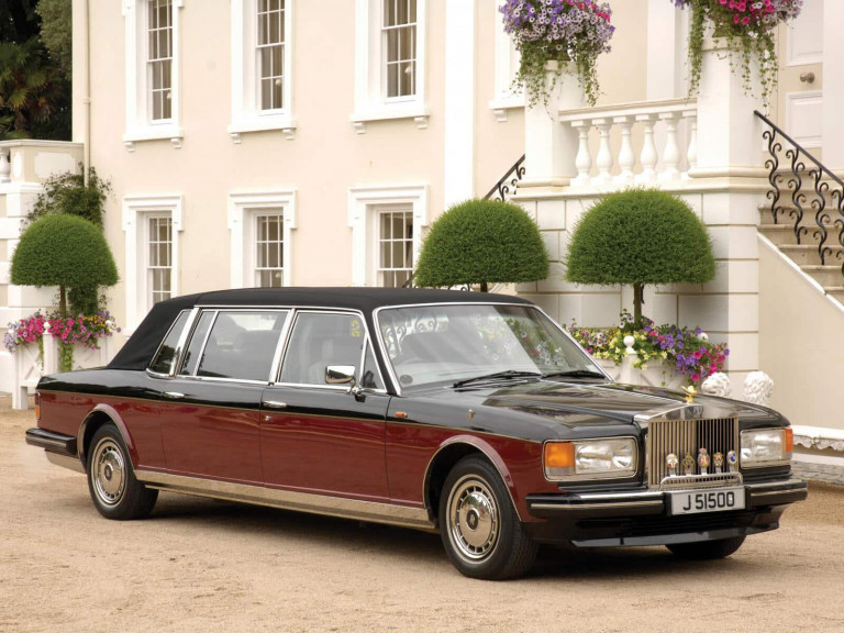 Rolls Royce Silver Spirit Emperor State Limousine Landaulet vue AV 1989 - photo Hooper