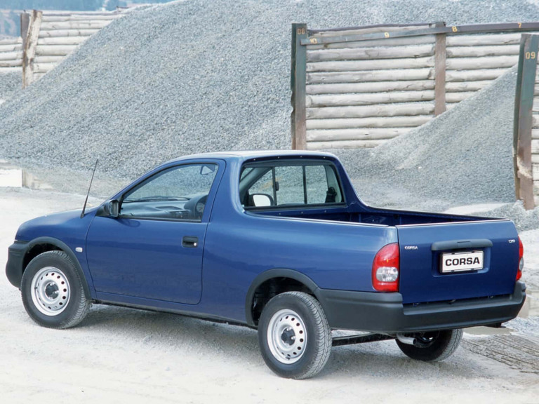 Opel Corsa Utility vue AR 1998-2002 - photo GM South Africa