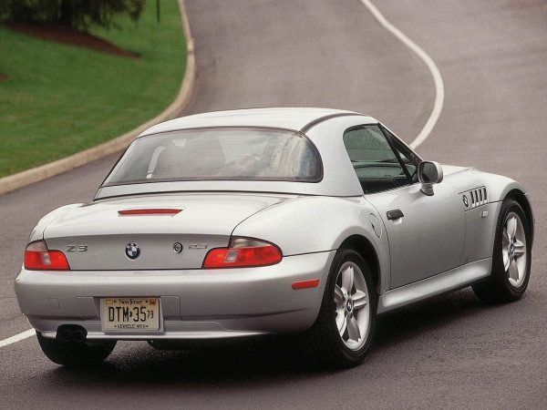 Z3 roadster US 1999-2002 vue AR avec hard top - photo BMW