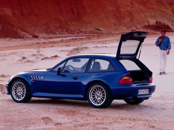 Z3 2,8 coupé 1998-2000 vue AR avec hayon ouvert - photo BMW