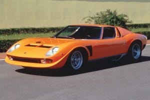Lamborghini Miura P400 Jota 1970 vue AV - photo Lamborghini