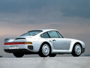 Porsche 959 prototype 1985 - photo Porsche