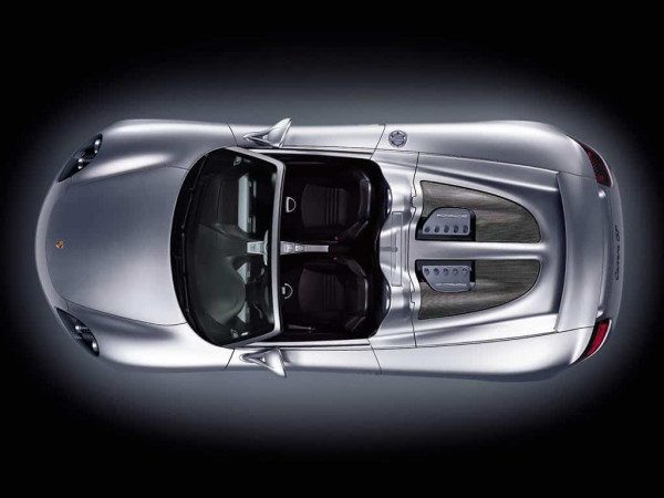 Porsche Carrera GT concept 2000 vue dessus - photo Porsche