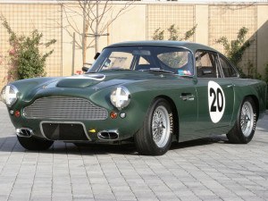 Aston Martin DB4 compétition 1961 - photo : auteur inconnu DR