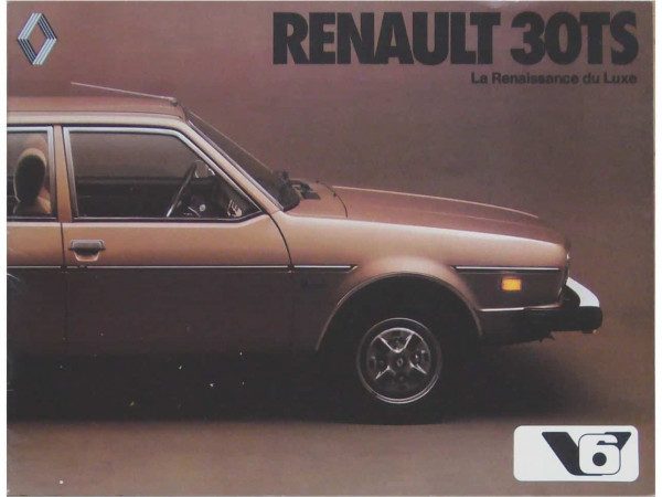 Renault 30 TS brochure Canada MY 1978 - R30 TS
