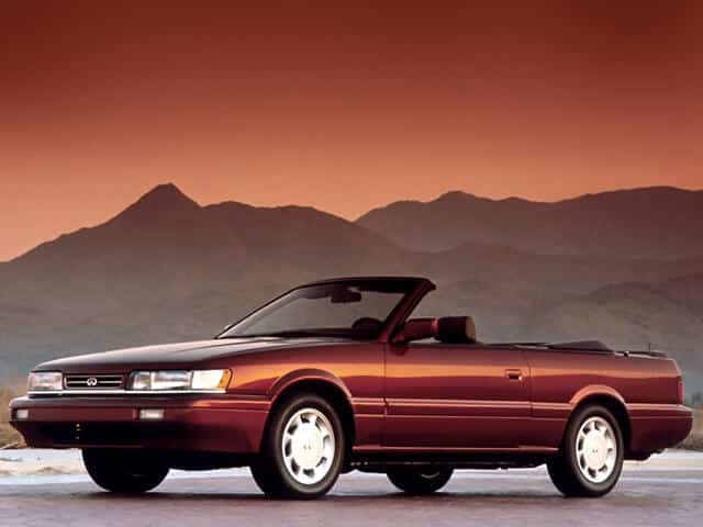 Infiniti M30 Convertible 1989-1992 vue AV - photo Infiniti