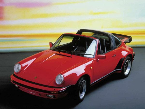 Porsche 911 Targa Turbo 1987-1989 vue AV - photo Porsche