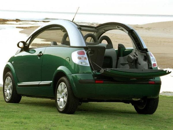 Citroën C3 Pluriel 2002-2008 Cabriolet avec ridelle ouverte AR - photo Citroën