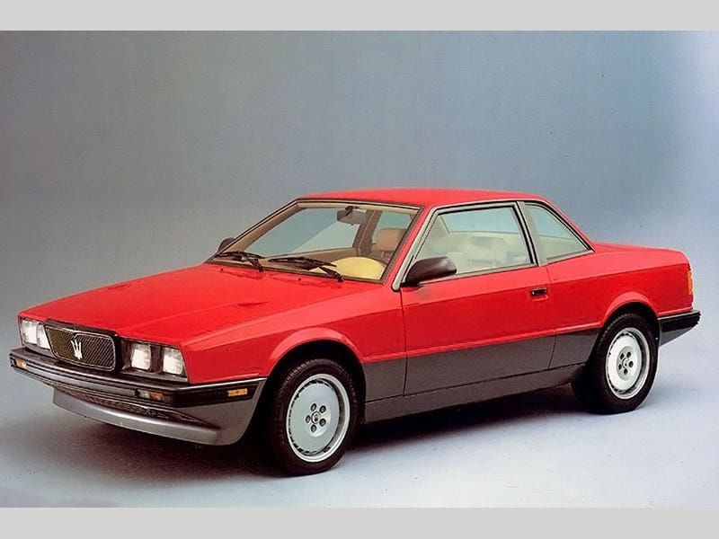 Maserati Karif 1988-1990 vue AV - photo Maserati