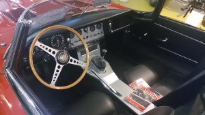 Jaguar Type E série 1 1962 intérieur - Musée Fritz Busch Wolfegg