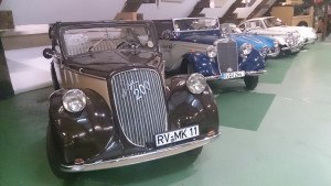 Steyr cabriolet 1939, Mercedes-Benz 170 1951, Alfa Romeo Spider, MG TF et Porsche 912 - Musée Fritz Busch Wolfegg