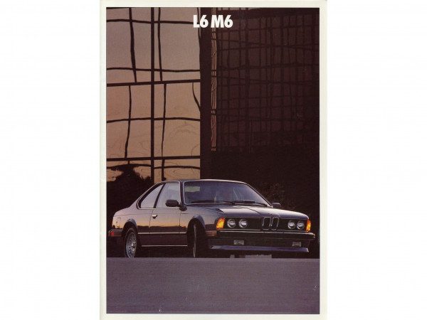 Série 6 E24 L6-M6 US 1986-1987 brochure BMW