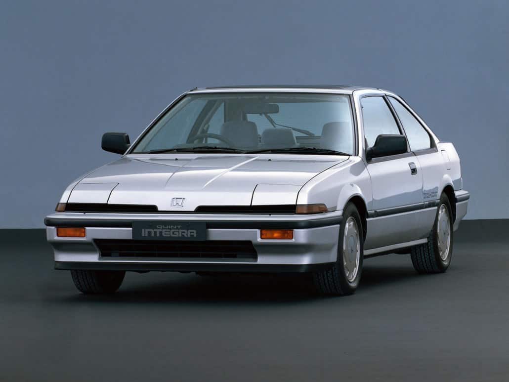 Honda Quint Integra liftback 3p 1985-1987 vue AV - photo Honda