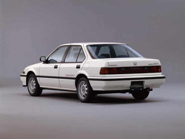 Honda Quint Integra sedan 4p 1986-1987 vue AR - photo Honda